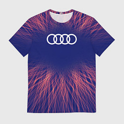 Футболка мужская Audi red energy, цвет: 3D-принт