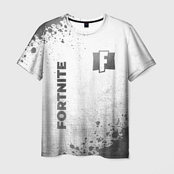 Футболка мужская Fortnite - white gradient вертикально, цвет: 3D-принт
