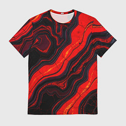 Футболка мужская Срез магматической породы, цвет: 3D-принт