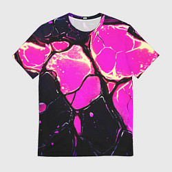 Футболка мужская Розовые пятна в текстуре, цвет: 3D-принт