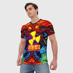 Футболка мужская Stalker монстр чернобыля, цвет: 3D-принт — фото 2
