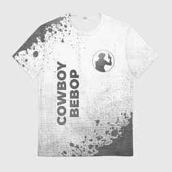 Футболка мужская Cowboy Bebop - white gradient вертикально, цвет: 3D-принт