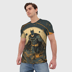 Футболка мужская Бэтмен крадется, цвет: 3D-принт — фото 2