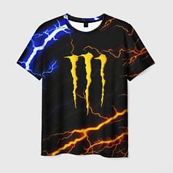 Футболка мужская Monster energy storm, цвет: 3D-принт