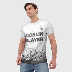 Футболка мужская Goblin Slayer - white gradient посередине, цвет: 3D-принт — фото 2