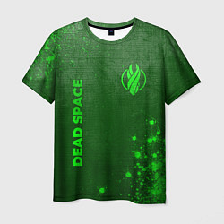 Футболка мужская Dead Space - green gradient вертикально, цвет: 3D-принт