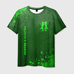 Футболка мужская Hunter x Hunter - green gradient вертикально, цвет: 3D-принт