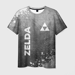 Футболка мужская Zelda - grey gradient вертикально, цвет: 3D-принт
