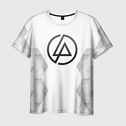 Футболка мужская Linkin Park white poly, цвет: 3D-принт