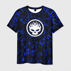Футболка мужская The Offspring blue energy, цвет: 3D-принт
