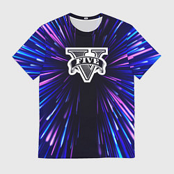 Футболка мужская GTA neon energy, цвет: 3D-принт