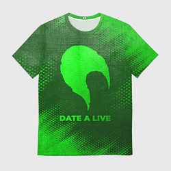 Футболка мужская Date A Live - green gradient, цвет: 3D-принт