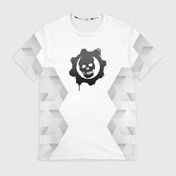 Футболка мужская Gears of War white poly, цвет: 3D-принт
