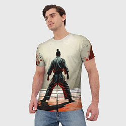 Футболка мужская Боец боевых искусств, цвет: 3D-принт — фото 2