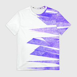 Футболка мужская Color white purple, цвет: 3D-принт