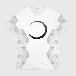 Футболка мужская Demon Slayer white poly, цвет: 3D-принт