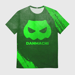 Футболка мужская DanMachi - green gradient, цвет: 3D-принт