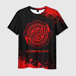Футболка мужская Chrysler - red gradient, цвет: 3D-принт