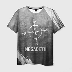 Футболка мужская Megadeth - grey gradient, цвет: 3D-принт
