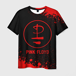 Футболка мужская Pink Floyd - red gradient, цвет: 3D-принт