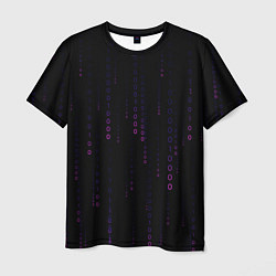 Футболка мужская Color black pink, цвет: 3D-принт