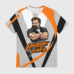 Футболка мужская Сила нигилизма Фридрих Ницше, цвет: 3D-принт