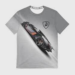 Футболка мужская Lamborghini - racing car, цвет: 3D-принт