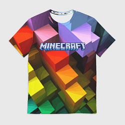 Футболка мужская Minecraft - pattern, цвет: 3D-принт