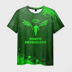 Футболка мужская Tokyo Revengers - green gradient, цвет: 3D-принт