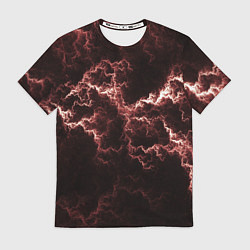 Футболка мужская Lightning red, цвет: 3D-принт