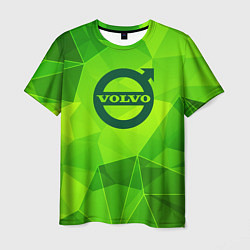 Футболка мужская Volvo green poly, цвет: 3D-принт