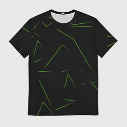 Футболка мужская Color green line, цвет: 3D-принт