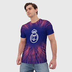 Футболка мужская Real Madrid red energy, цвет: 3D-принт — фото 2