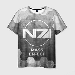 Футболка мужская Mass Effect - grey gradient, цвет: 3D-принт