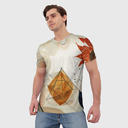 Футболка мужская Boho style, цвет: 3D-принт — фото 2