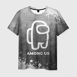 Футболка мужская Among Us - grey gradient, цвет: 3D-принт