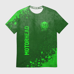 Футболка мужская Motorhead - green gradient вертикально, цвет: 3D-принт