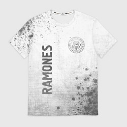 Футболка мужская Ramones - white gradient вертикально, цвет: 3D-принт