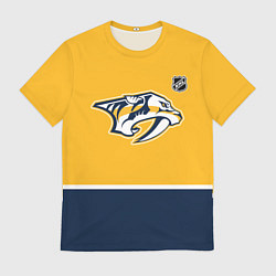 Футболка мужская Нэшвилл Предаторз хоккей, цвет: 3D-принт