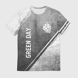Футболка мужская Green Day - grey gradient вертикально, цвет: 3D-принт