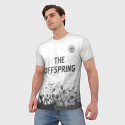 Футболка мужская The Offspring - white gradient посередине, цвет: 3D-принт — фото 2