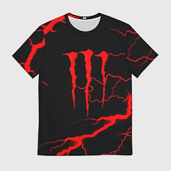 Футболка мужская Monster energy storm red, цвет: 3D-принт