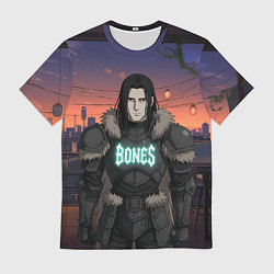 Футболка мужская Bones в аниме, цвет: 3D-принт