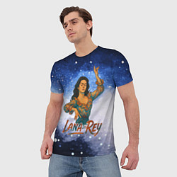 Футболка мужская Lana Del Rey танцует, цвет: 3D-принт — фото 2