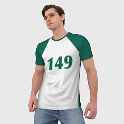 Футболка мужская Как в Игре в кальмара у игрока 149, цвет: 3D-принт — фото 2
