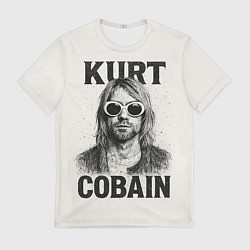 Футболка мужская Kurt Cobain - grunge-art, цвет: 3D-принт