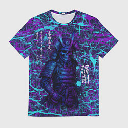 Футболка мужская Призрак самурая - неновый арт, цвет: 3D-принт