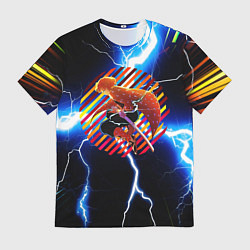 Футболка мужская Anime Demon Slayer Zenitsu, цвет: 3D-принт