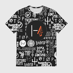 Футболка мужская Twenty one pilots rock logo, цвет: 3D-принт