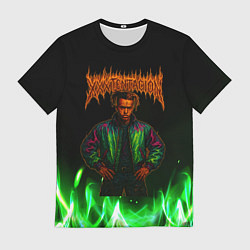 Футболка мужская XXXTentacion hardcore, цвет: 3D-принт